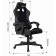 Playing armchair Brabix Striker GM-121, synchromechanism, 2 pillows, eco-leather/velor, black