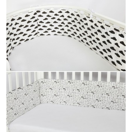 Bortion in the crib "Forest", 4 items