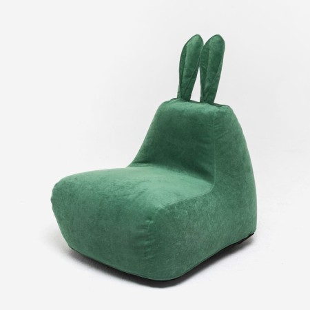 Milk-Milk chair, size 80x90 cm velor, green color