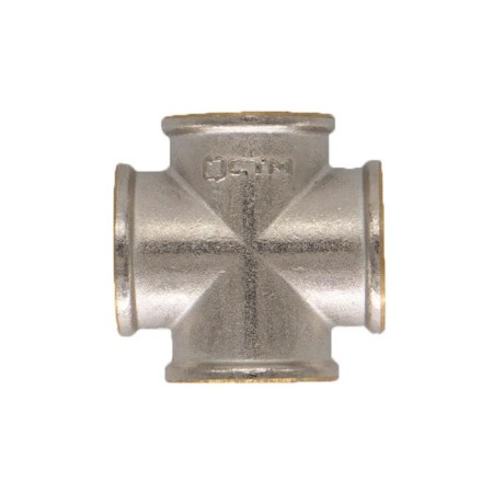 Cross "CTM", 1/2 ", nickelized brass-1