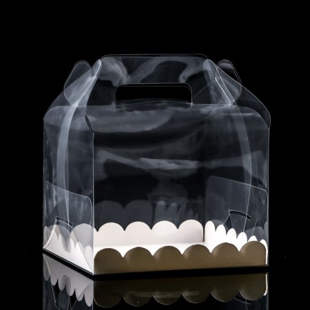 PVC Botto-Torte box 16 x 16 x 12 cm
