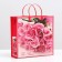 Pink roses package, soft plastic, 29 x 30 cm, 100 μm