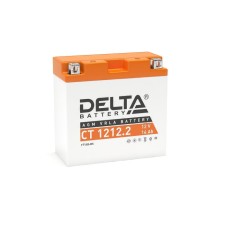 Аккумуляторная батарея Delta СТ1212.2 (YT14B-BS) 12 В, 14 Ач прямая (+ -)