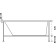 Acrylic bath Azario "Bali" 150x70 cm, white