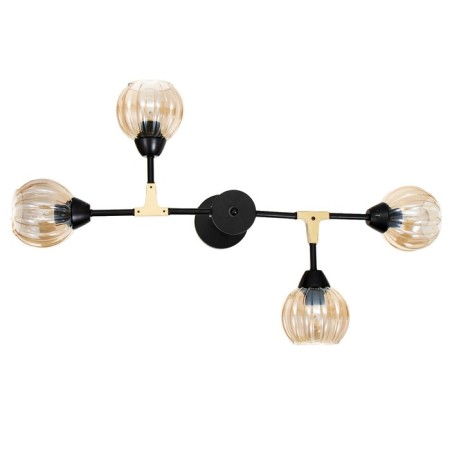 Svetogor chandelier "Form" 4x60W E27 Black 81x49x39cm-6