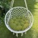 Billy swing pillow, diameter 60 cm, herbal color