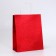 Paper gift package with glitter red, 21 x 11 x 27 cm