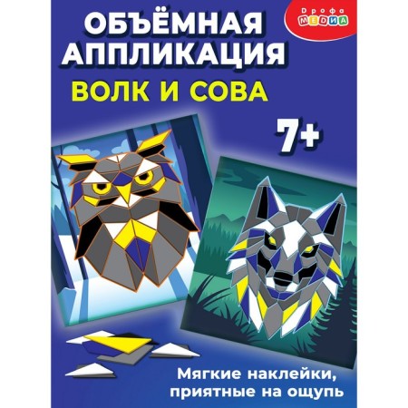 EVA application, soft picture "Wolf, owl"-1
