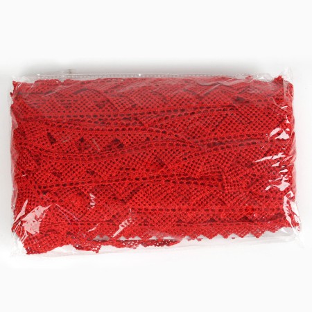 Braid "corners" red, 1.3 cm wide, 50 m each-3
