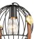 Pasquale table lamp, 1x60W E27, black color, gold