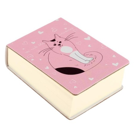 Notepad B8, 63 x 83 mm, 250 sheets Smart Journal, hard cover, tinted block 70 g/m2, mix-5