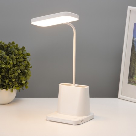 A tabletop lamp with a stand for the phone and pens, 2 compartments, 5W Led USB 2700-6500K-1