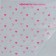 Confectionery bags "Hearts", (L) 38 x 24 cm, 50 pcs