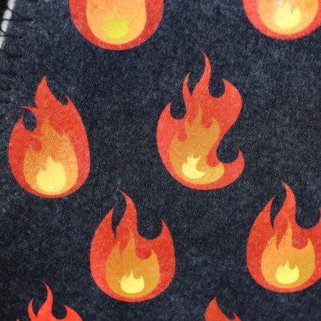 Bath cap with print "Fire"-3
