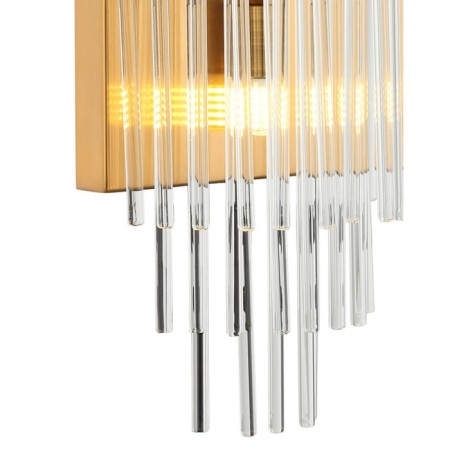 Wall lamp Eclipse 2xg9 LED 5W, size 25x15x48 cm, bronze color-2