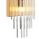 Wall lamp Eclipse 2xg9 LED 5W, size 25x15x48 cm, bronze color