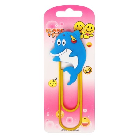 The bookmark is large, 11 cm, "dolphin", mix-10
