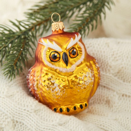 Fir-tree toy "Eagle owl" H-7,3 cm, mix