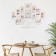 Wall watches with photo frames "Family tree", silent, 82 x 58 cm, aa