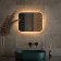 Mirror with Defesto LED lighting 15 W, 50x40 cm, sensory switch, warm white light