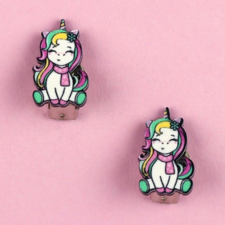 Children's clips “For a real princess”, 2 x 1 cm.-4