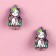 Children's clips “For a real princess”, 2 x 1 cm.