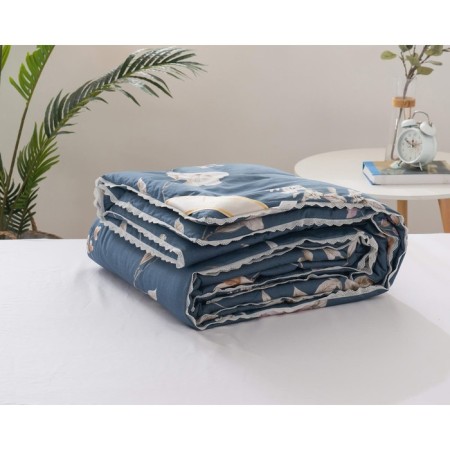 Dolly blanket, size 160x220 cm, blue color-6