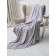 Blanket - rose cover, size 200x220 cm, gray color