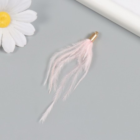 Decor for creativity Pen "Brush Ostrus" set 2 pcs pink 9x0.5 cm-1