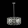Suspension lamp ST LUCE. SL1104.103.05. CASTO. 5x60 watts, E14, 58x58x23 cm, chromium color