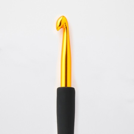 Aluminum hook for knitting KNITPRO with an ergonomic handle, 2.50 mm, 30802-2