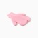 Double children's mittens, pink color, rn 14