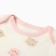 Body with a long sleeve, white color, height 62 (1-3 months)