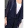 Cardigan female, size 48, dark blue color