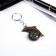 Metal keychain "Dolphin with compass" 3.8x3.5x0.8 cm