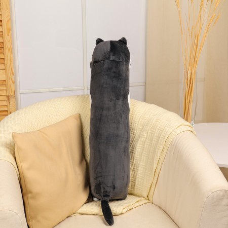 Soft toy-podushka "cat", 70 cm, black color-2