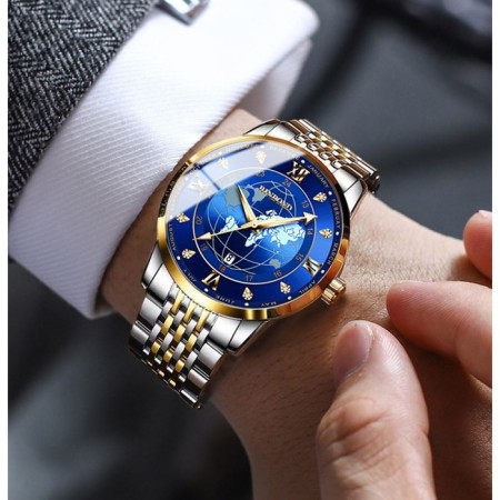 Men's wrist watches, D-4 cm, L-26 cm strap, 5 atm, luminous-1