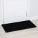 Muddy mud -bearded rug, 50 × 100 × 2.2 cm, black color