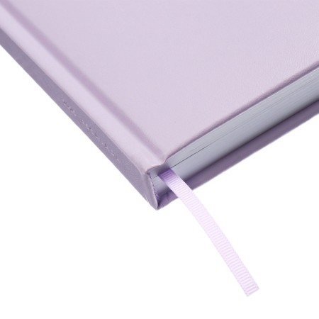 Dated 2025 diary, A5, 176 sheets of Escalada, a solid cover of artificial leather with foam rubber, pancake embossing, liesse, block 70 g/m2, lilac-2