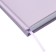 Dated 2025 diary, A5, 176 sheets of Escalada, a solid cover of artificial leather with foam rubber, pancake embossing, liesse, block 70 g/m2, lilac