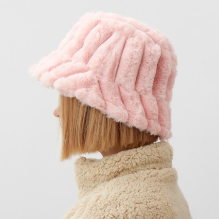 Panama winter minku, pink color, rr 56-58-1