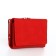 Women's wallet on magnets, red color