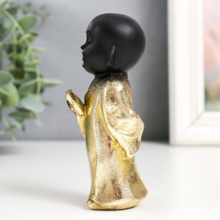 Polystone souvenir "Little Buddha in Gold" mix 5x4.2x10.8 cm-4