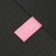 Textile strip "134-140", 5 x 1.1 cm, pink color