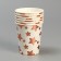 A glass of paper "stars", set, 6 pcs., Color Pink gold
