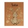 Diary for grades 5-11, 48 sheets "Bunny with glasses", solid cover, craft, foil embossing, offset unit