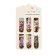 A set of magnetic bookmark for books Calligrata 6 pieces, "kittens", mix