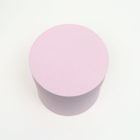 A set of round boxes 5 in 1 "nude", 20 x 20 x 20 - 14 x 14 cm 14 cm-3