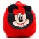 Blue backpack, with a zipper, with a pocket, 19x22 cm, Minnie Mouse