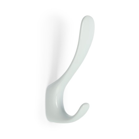 Furniture hook Cappio Heel Light, two -rod, white color